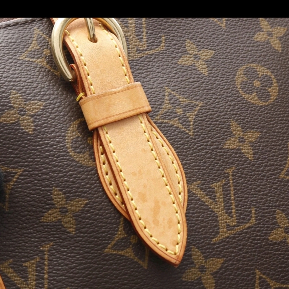 LOUIS VUITTON Popincourt Haut Shoulder Tote Bag Monogram canvas Used LV - Picture 4 of 10